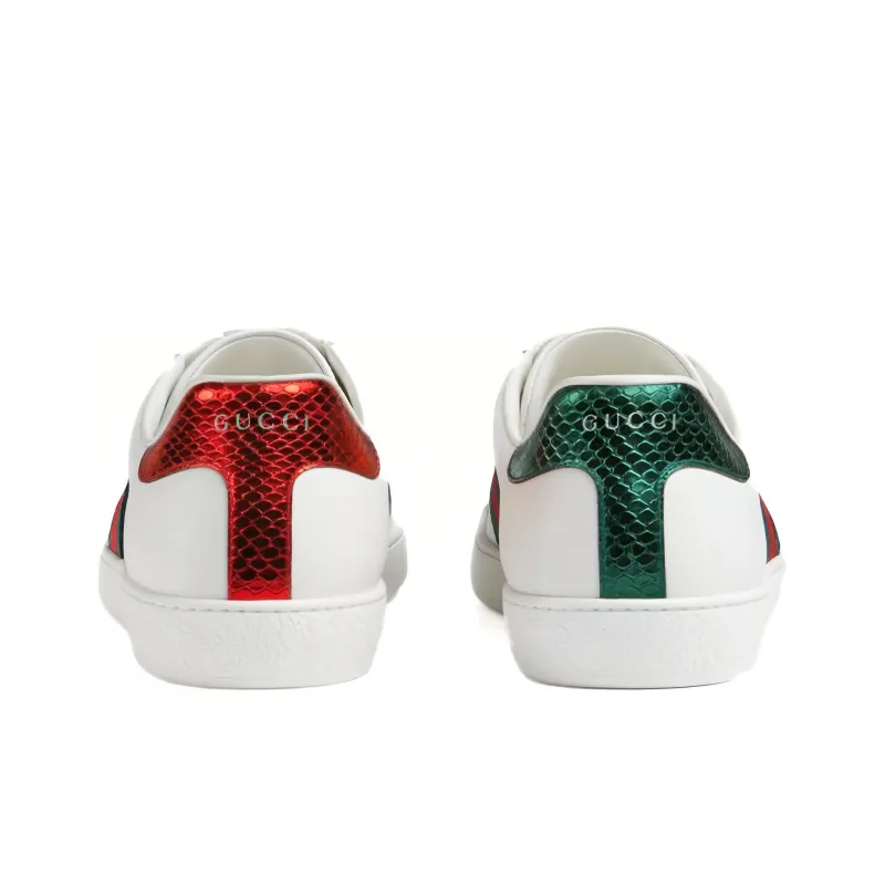 GUCCI Ace Embroidered Bee Sneakers-3