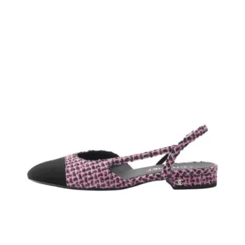 CHANEL 24B Casual Single Shoes Women's Purple