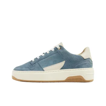 NUBIKK Miele Low-Top Skateboard Shoes Women's White Blue