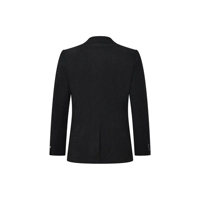 RARE Casual Suit Business Suit Men's Black-2