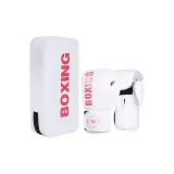BOX White Pink 1 Pair+Kick Pads 1 Pc