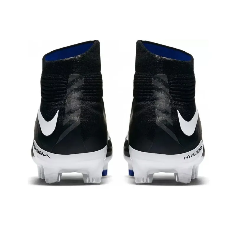 Nike Hypervenom Phantom 3 Df Fg Black White Game Royal GS-3
