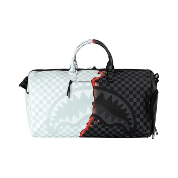 SPRAYGROUND PVC Boston Bag, Crossbody Bag, Travel Bag Regular Unisex Black
