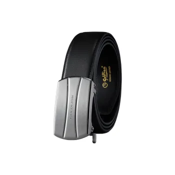GOLDLION Genuine Leather Stainless Steel Automatic Buckle Top Grain Cow Leather Belts Men's 3.5cm