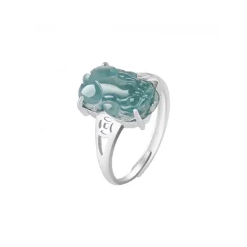 Noritake Glutinous Jade Jadeite Rings Unisex