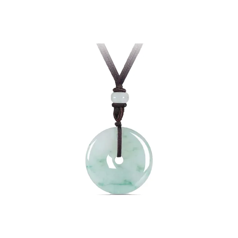 Chongqing Gold Store Chalcedony Jade Necklaces Unisex-0