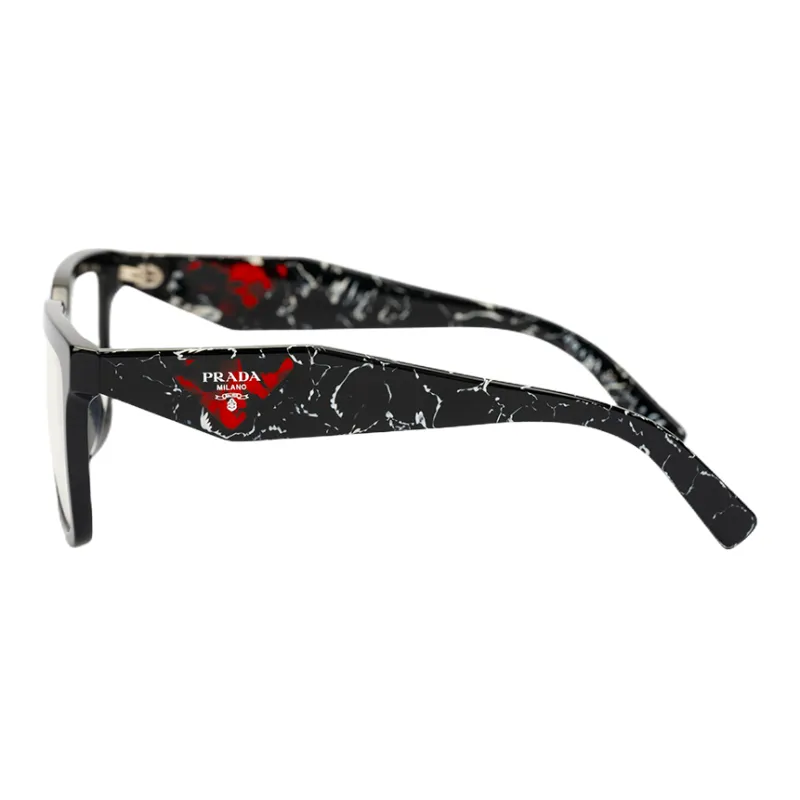 PRADA Plate Frame Acetate Square Sunglasses Unisex-2