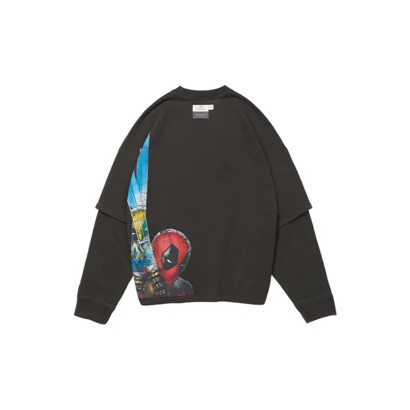 VESSEL X MARVEL Collaboration Collection T Shirt Unisex Black-1