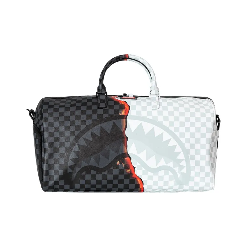 SPRAYGROUND PVC Boston Bag, Crossbody Bag, Travel Bag Regular Unisex Black-1