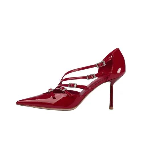 Le Silla Scarlet 100mm Leather Pumps