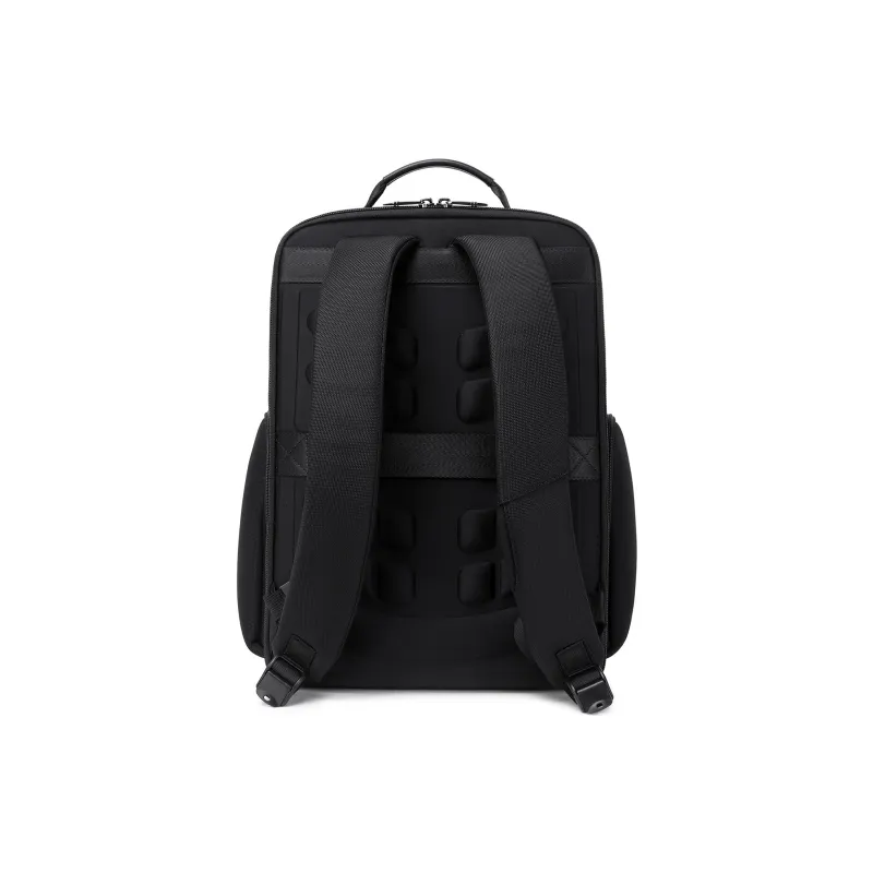 QRST Oxford Backpack Laptop Bag Men's Black-2