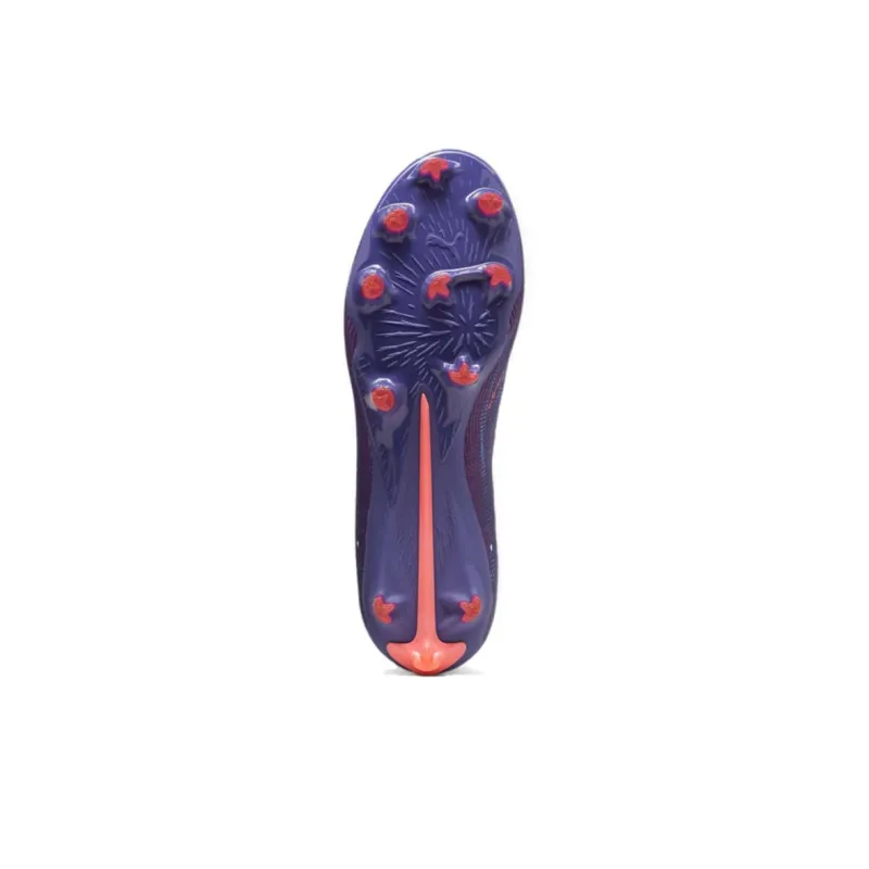 PUMA Ultra 5 AG Short Rubber Studs FG Long Rubber Studs Anti Slip Wear Resistant Soccer Shoes Men's Blue Purple-4