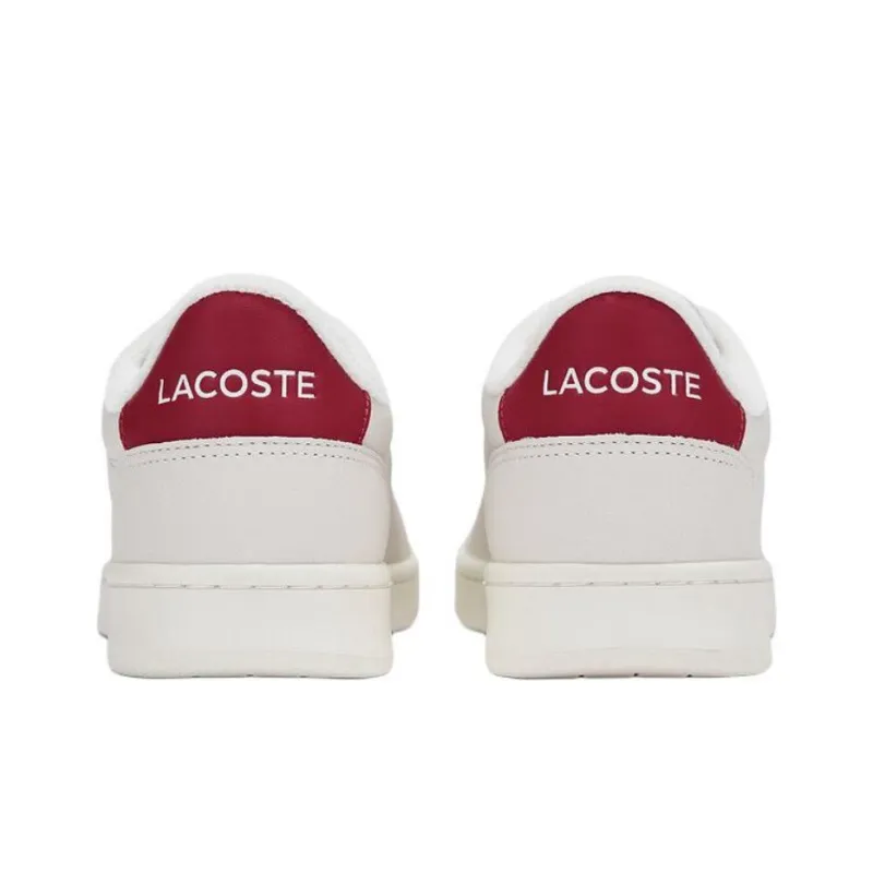 LACOSTE Low Top Skateboard Shoes Men's Ecru-4