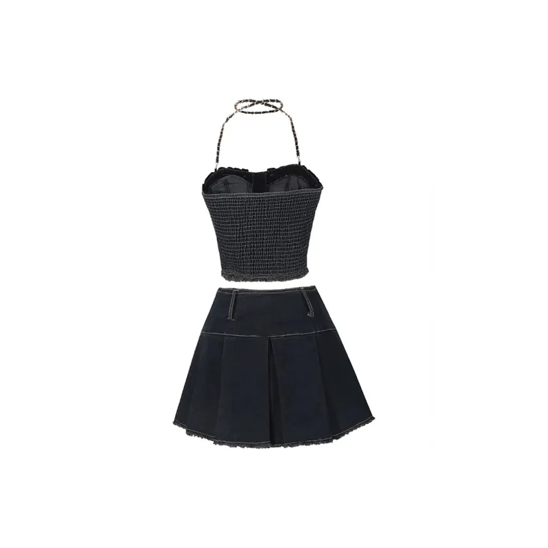 Incolore Skirt Set Women's Dark Blue-1