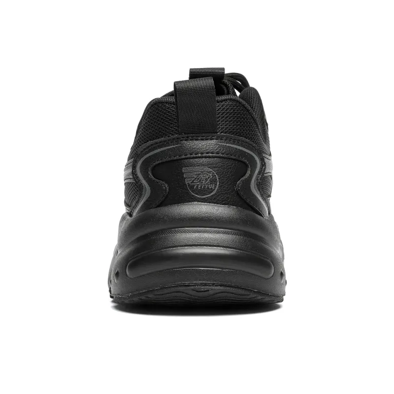 Feiyue Lightweight Height Increasing Low-Top Running Shoes Men's Black-3