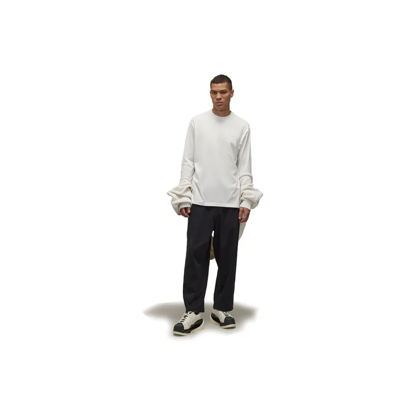 Y 3 Long Sleeved Loose Fit T Shirt-2