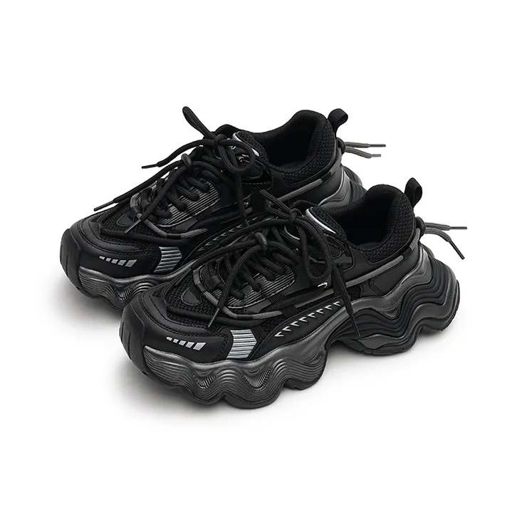 MASOOMAKE Breathable Height Increase Chunky Sneakers Women's-25