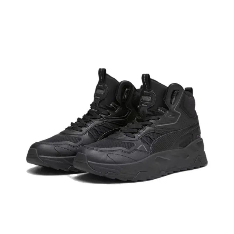 PUMA Trinity Anti Slip Wear Resistant Mid Top Outdoor Shoes Men's Black-2