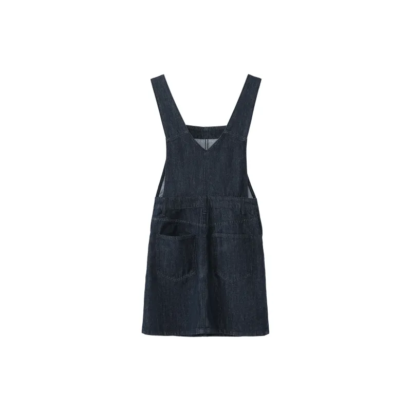 Fstudio Sleeveless Denim Dress Women's Blue-1