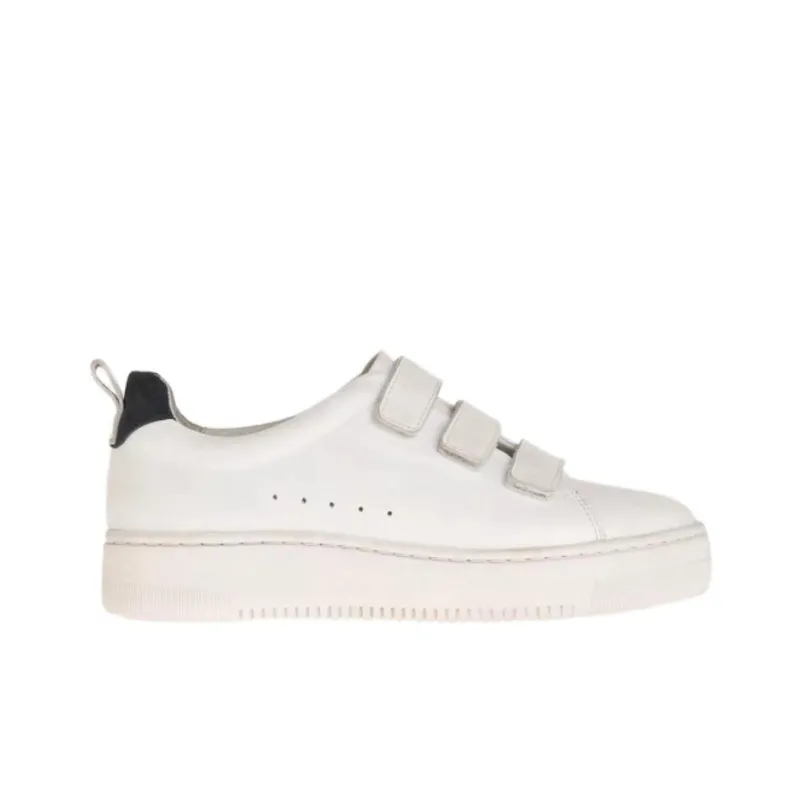 Sandro Low Top Skateboard Shoes Women's White-1