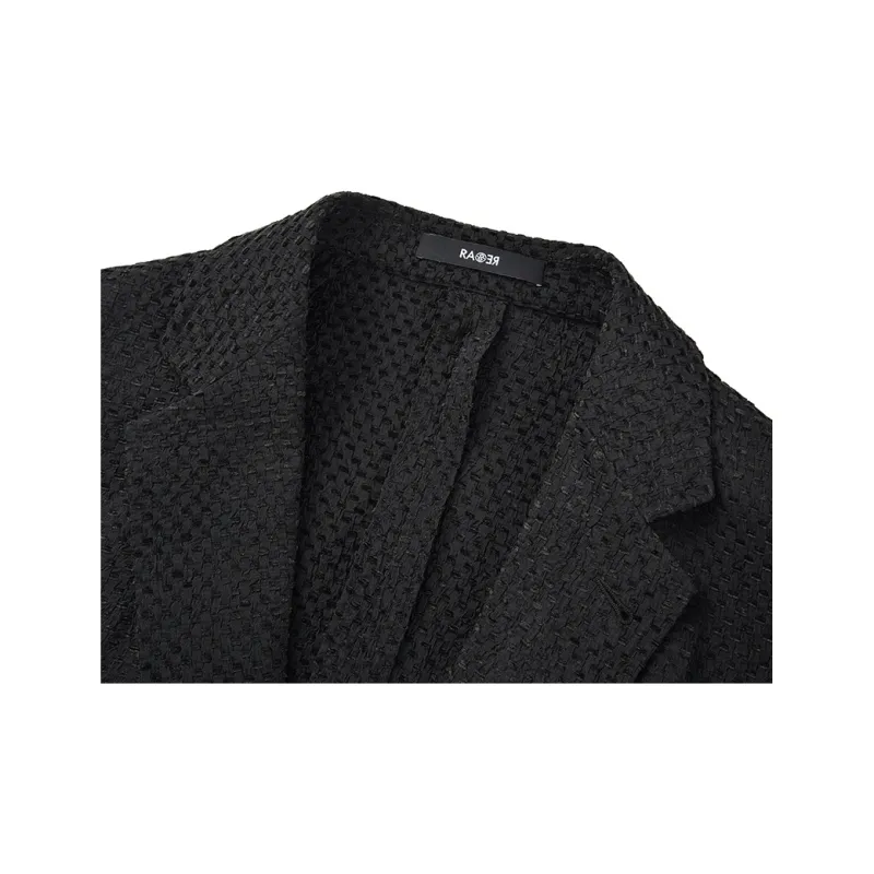 RARE Casual Suit Business Suit Men's Black-3