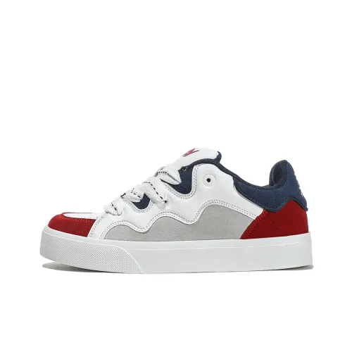 FERW Skateboard Shoes Unisex Low-Top Blue/Red