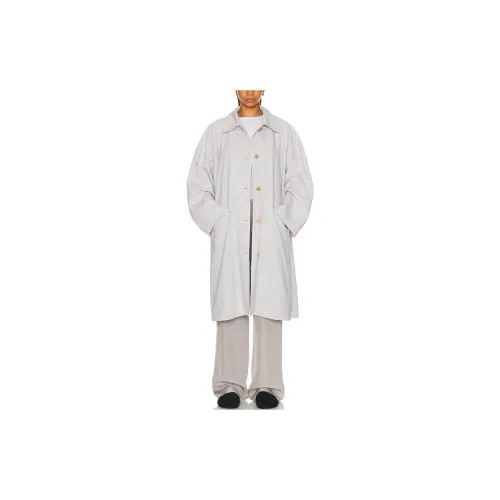 THE ROW Trench Coats Women's Light Gray