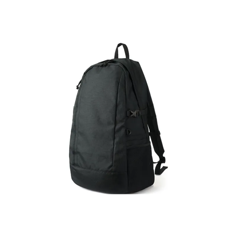 MUJI Polyester Backpack Large Size Unisex Navy Blue/Black/Smoky Green-4