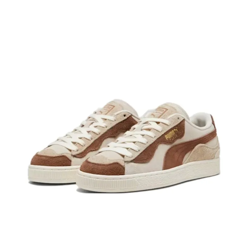 PUMA Suede Trippy Anti Slip Wear Resistant Low Top Skateboard Shoes Unisex Ivory White-2