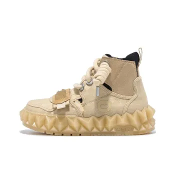 OETZI Ice Mountain Series 11 Casual Shoes Unisex High Top Apricot