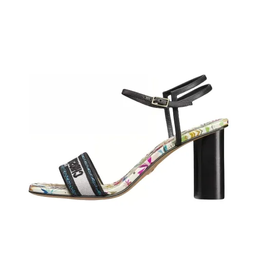 DIOR Dway Strap Sandals 8cm Women's White