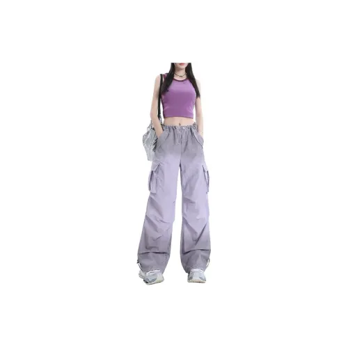 JEANSWEST JEANS Cargo Pants Women's Purple