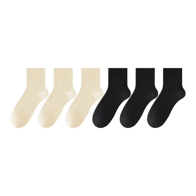 XXLLG Mid Calf Socks Women's 6 Pack-6