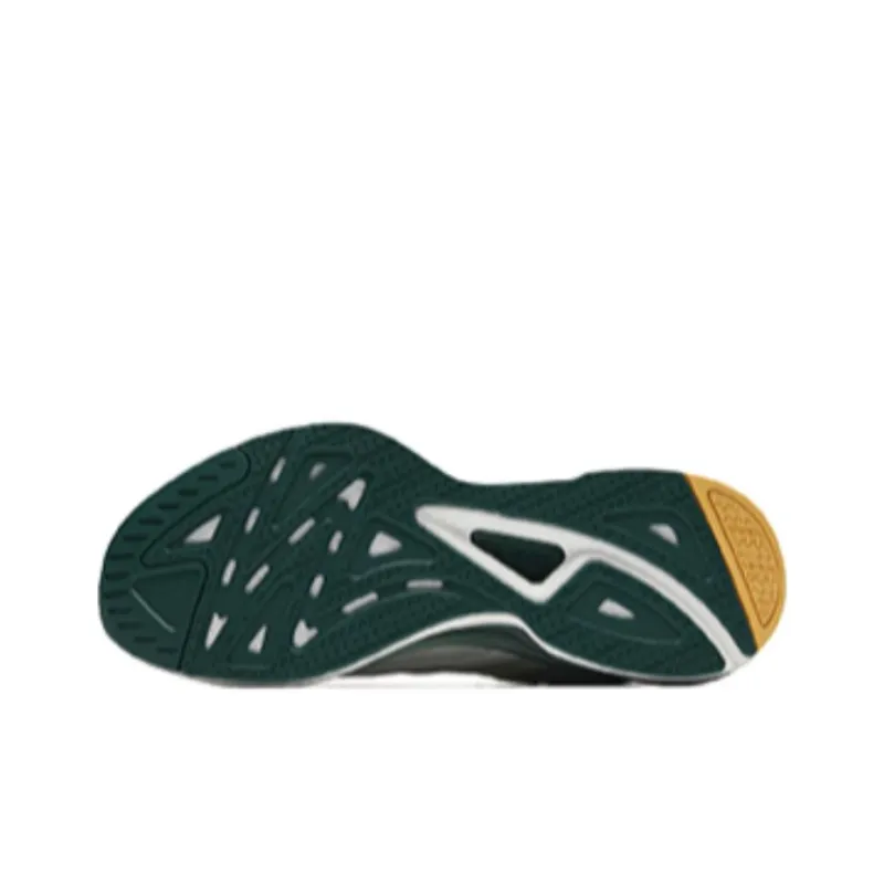 Anta Cushioned Wear Resistant Coverage Low Top Nitrogen Technology Running Shoes Men's White Green-5