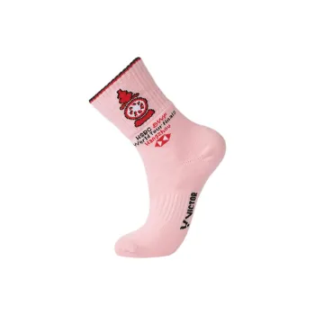 VICTOR Mid-Calf Socks Unisex Apricot Pollen