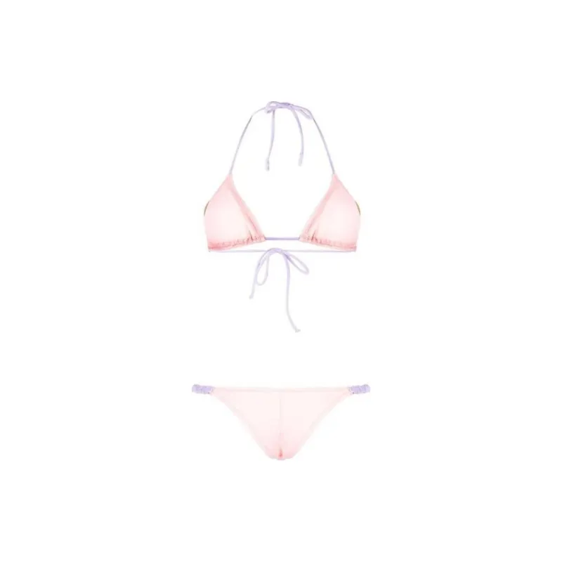 REINA OLGA Scrunchie Triangle Cup Bikini Set-1
