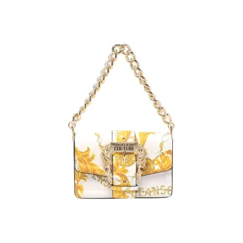 VERSACE JEANS COUTURE Polyester Portable Crossbody Bag, Shoulder Bag Women's White