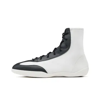 EQLZ EQUALIZER 1960HI Anti Slip Wear Resistant High Top Vintage Basketball Shoes Unisex Tai Chi White Black
