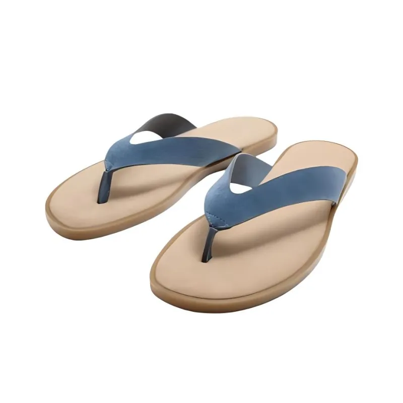 ZARA Slip-Resistant Flip Flops Men's Blue-2