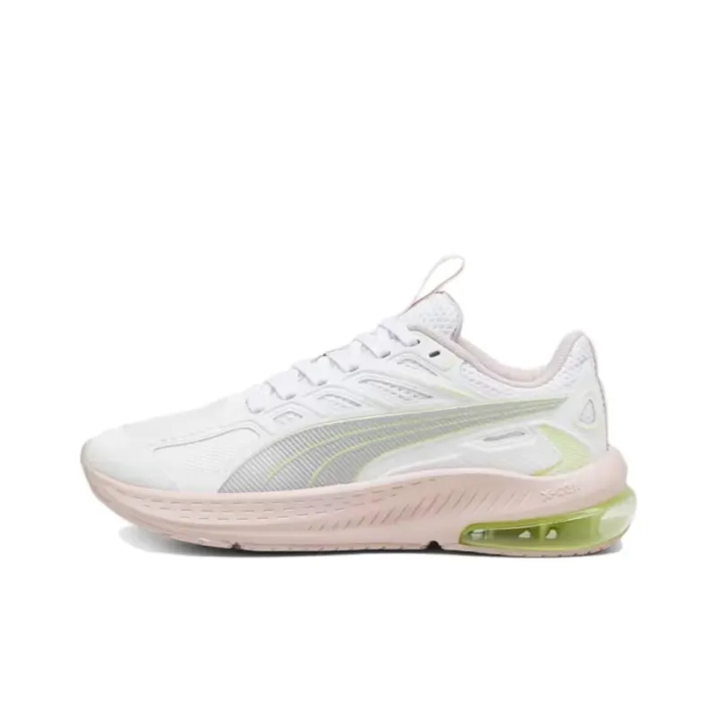 PUMA X Cell Slip Resistant Low Top Casual Running Shoes Unisex White Pink-0