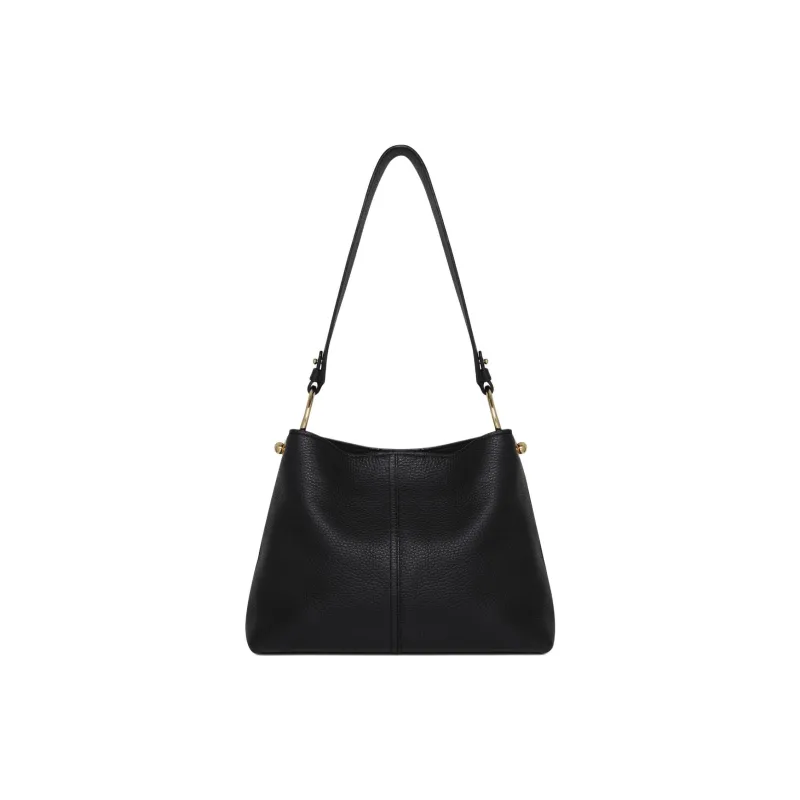 Strathberry Grained Calfskin Bucket Bag Hobo Bag Handbag Shoulder Bag Women's Black-2