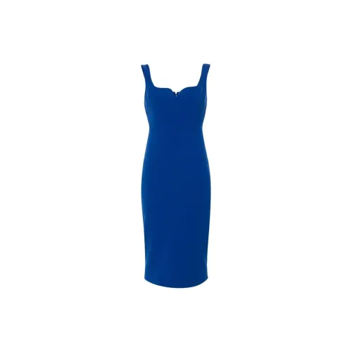 Victoria Beckham Slip Dresses Women's Blue