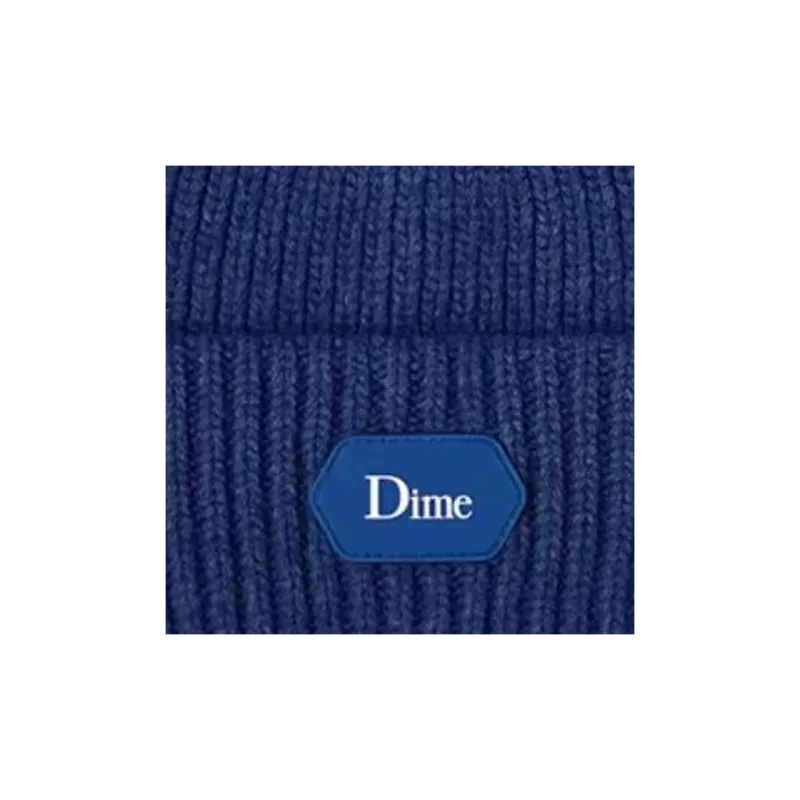 Dime MTL Wool Beanies Unisex Navy-1