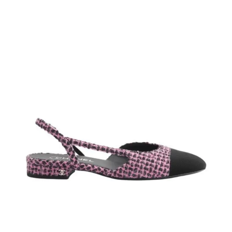 CHANEL 24B Casual Single Shoes Women's Purple-1