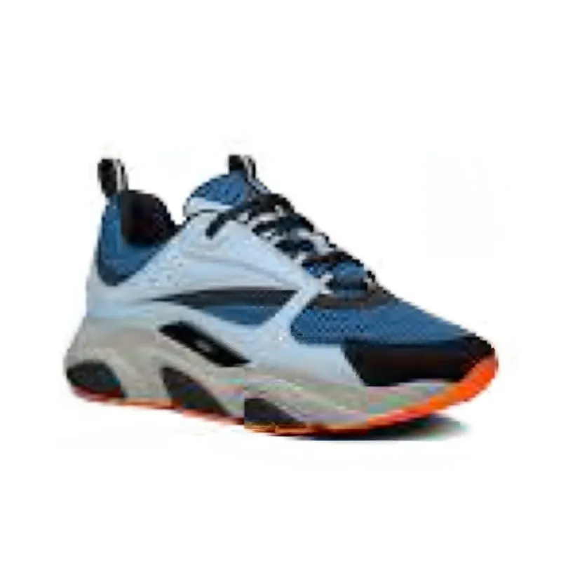 DIOR B22 Blue Technical Mesh Light Blue Grey Orange-3