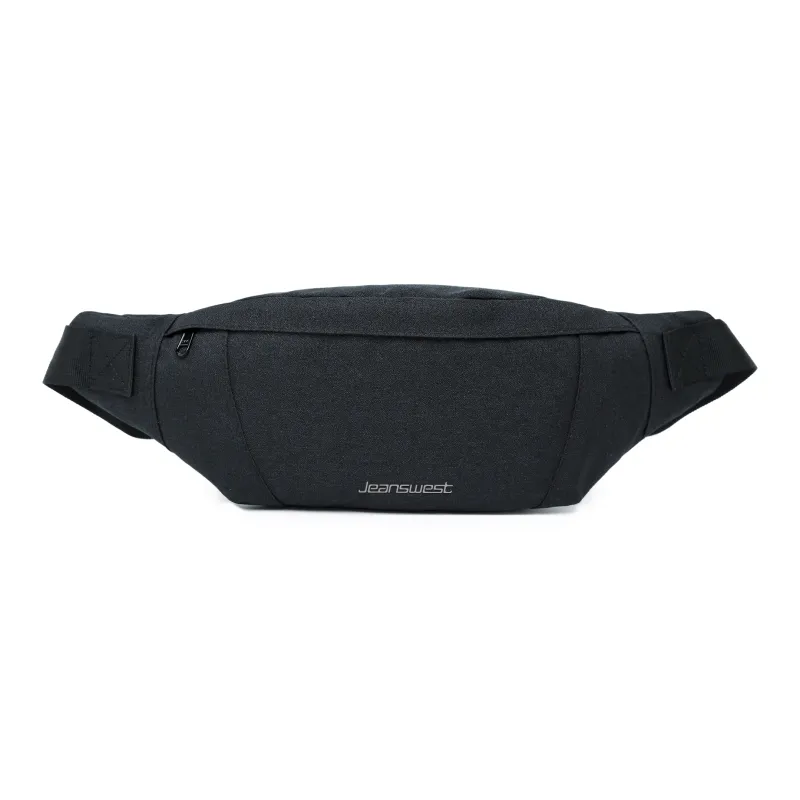 JEANSWEST Polyamide Crossbody Bag, Shoulder Bag, Backpack, Sling Bag Regular Unisex Black/Gray-1