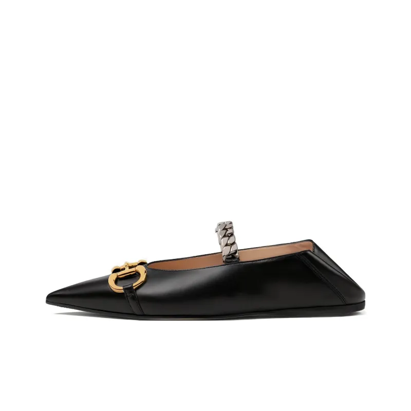 GUCCI Horsebit Ballerina Shoes Women's-0