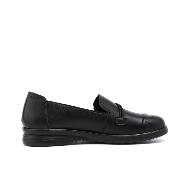 Warrior Slip on Shoes Loafers Women's Black-1