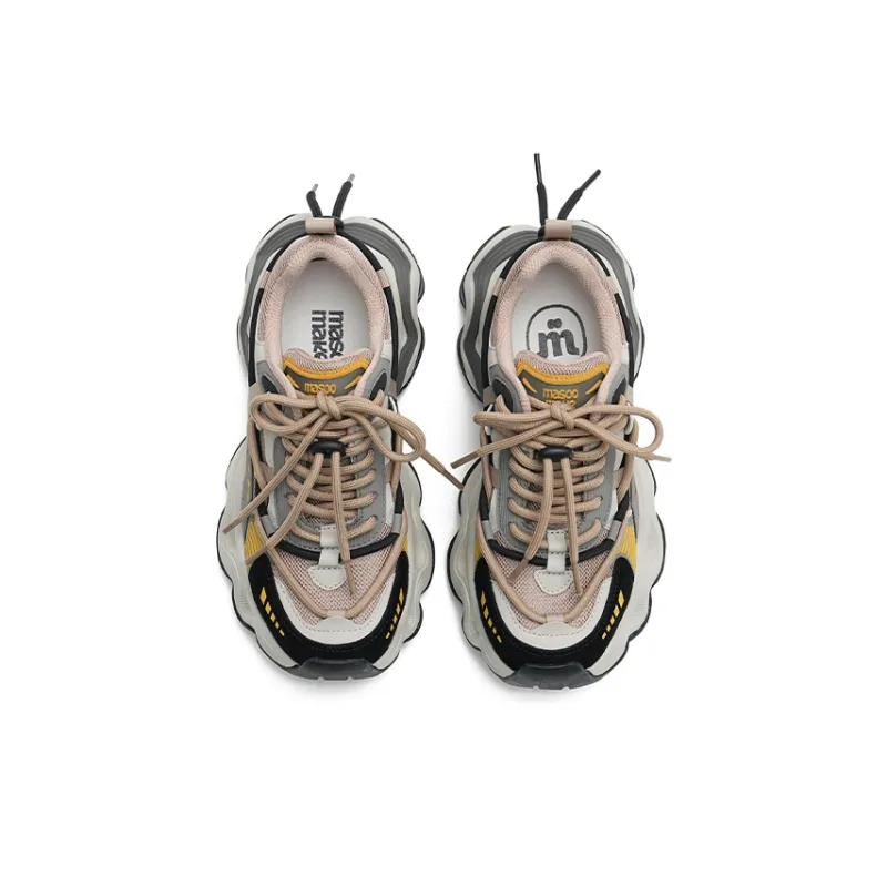 MASOOMAKE Breathable Height Increase Chunky Sneakers Women's-35
