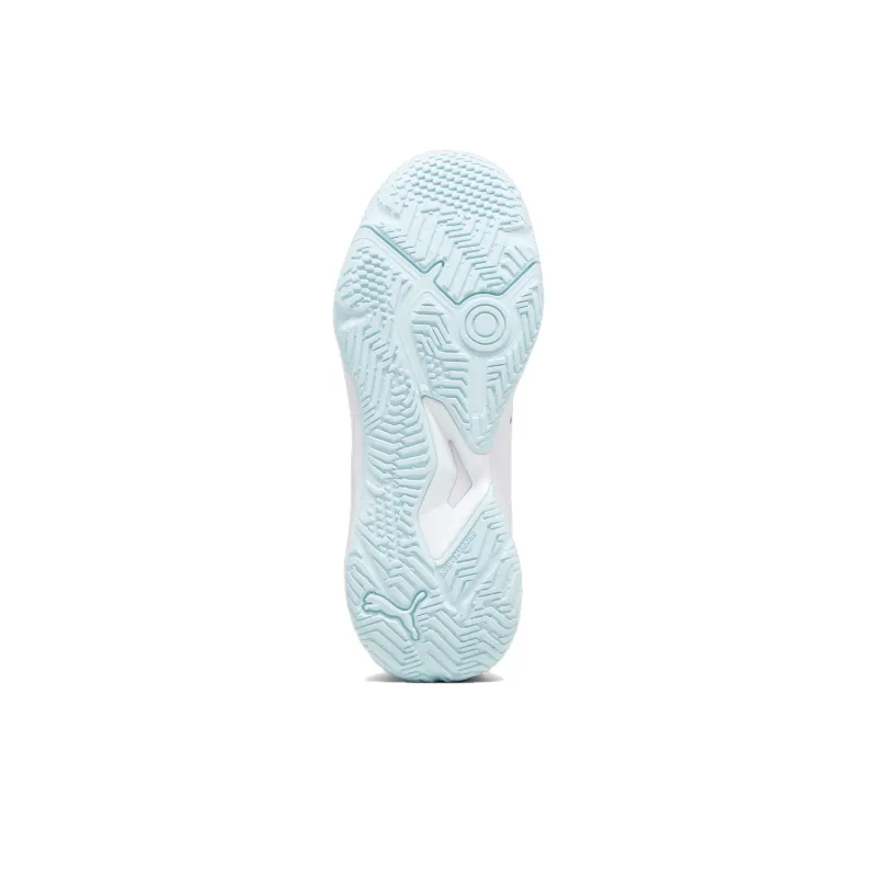 PUMA Slip Resistant, Abrasion Resistant, Breathable, Supportive Low Top Training Shoes Unisex White Blue-4